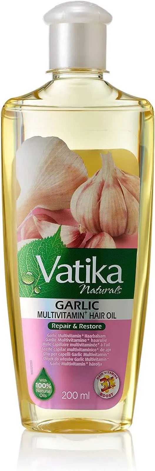 Dabur Vatika Naturals Garlic Enriched Hair Oil 200ml