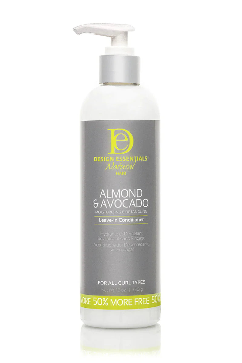 Design Essentials Natural Almond & Avocado Detangling Leave-In Conditioner 12oz