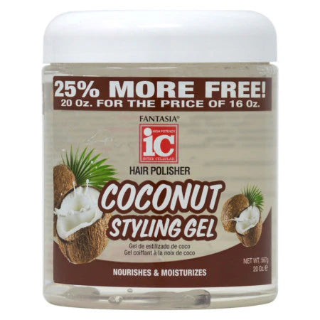 Fantasia Coconut Styling Gel 20 Oz