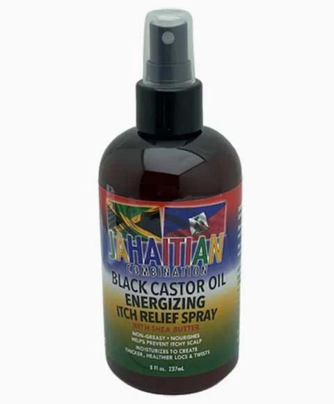 JAHAITIAN BLACK CASTOR OIL ENERGIZING ITCH RELIEF SPRAY 8oz