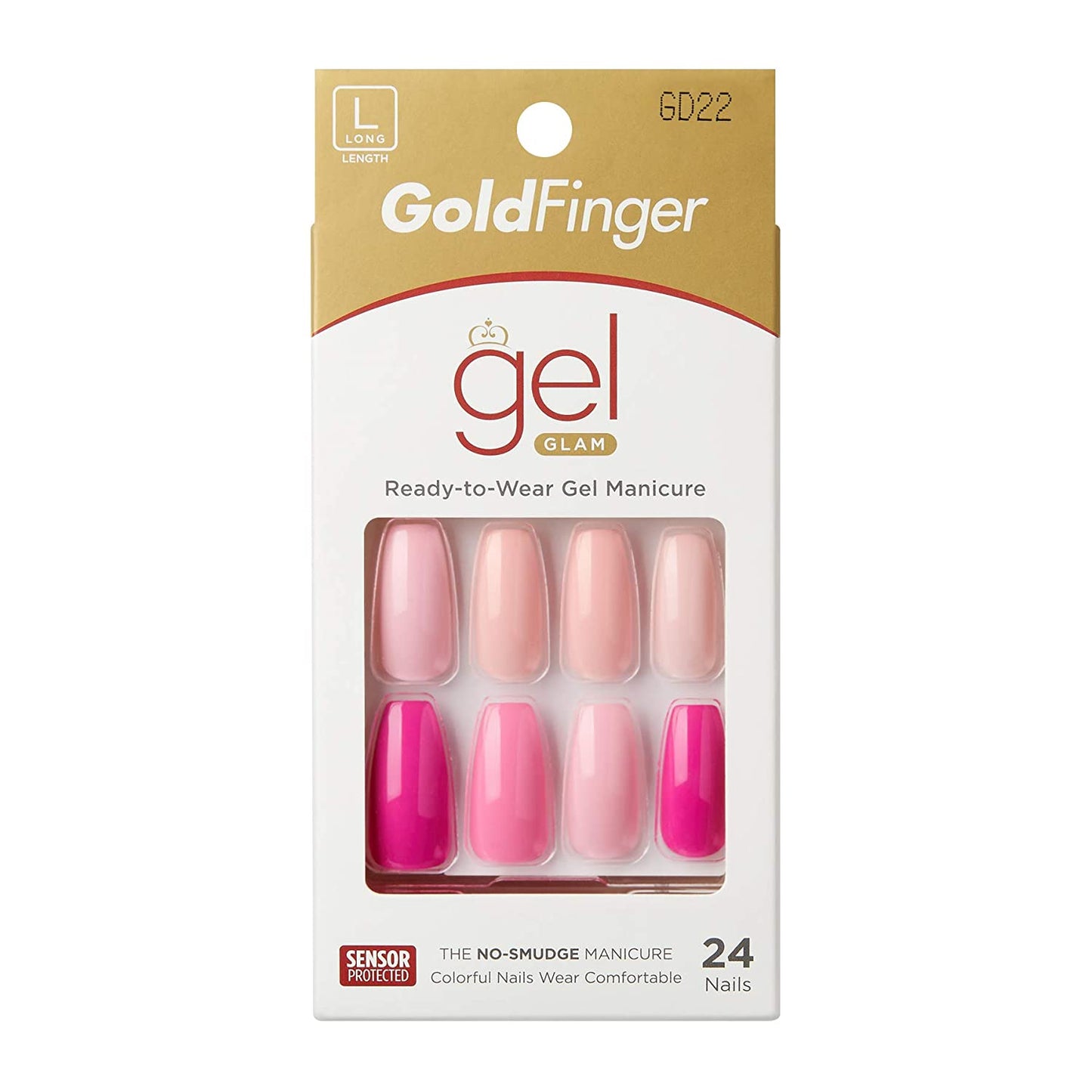 Kiss GoldFinger Gel Glam Ready-to-Wear Gel Manicure (GD22)