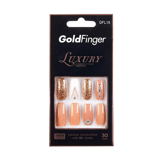 Kiss GoldFinger Luxury Lavishly Handcrafted 3D Jewels (GFL15)