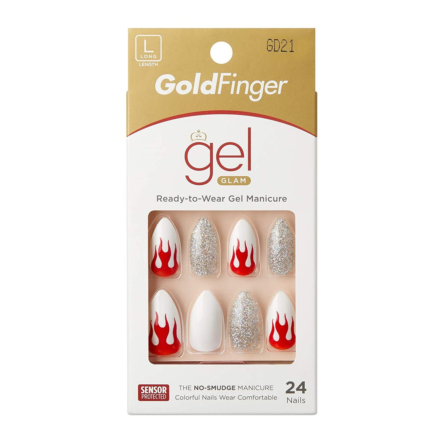 Kiss GoldFinger Gel Glam Ready-to-Wear Gel Manicure (GD21)