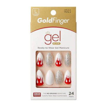 Kiss GoldFinger Gel Glam Ready-to-Wear Gel Manicure (GD21)