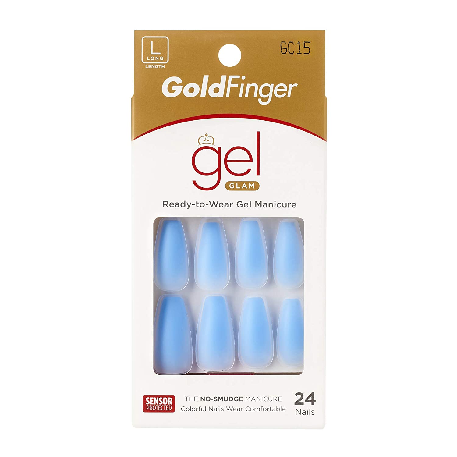 Kiss GoldFinger Gel Glam Ready-to-Wear Gel Manicure (GC15)