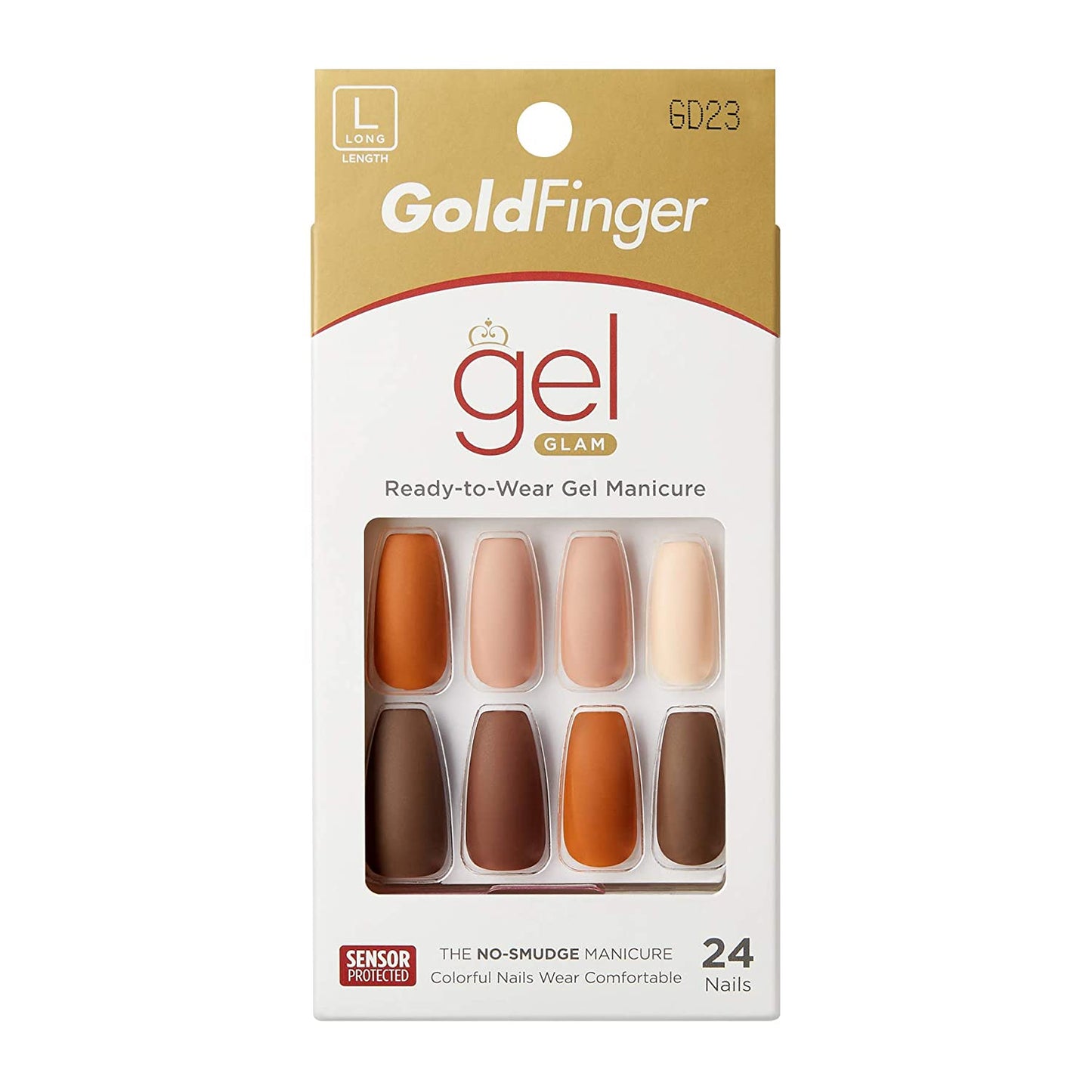 Kiss GoldFinger Gel Glam Ready-to-Wear Gel Manicure (GD23)