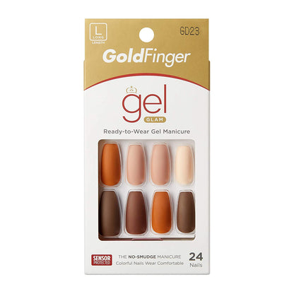 Kiss GoldFinger Gel Glam Ready-to-Wear Gel Manicure (GD23)