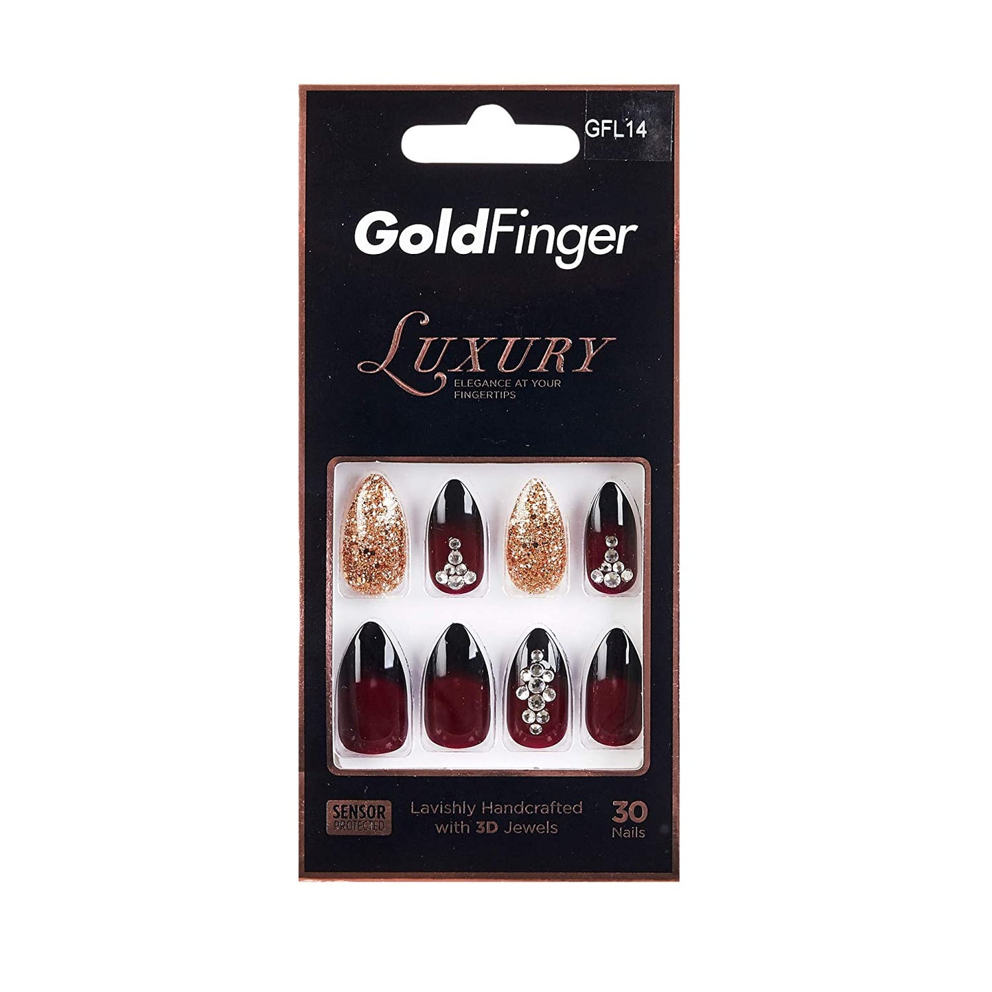 Kiss GoldFinger Luxury Lavishly Handcrafted 3D Jewels (GFL14)