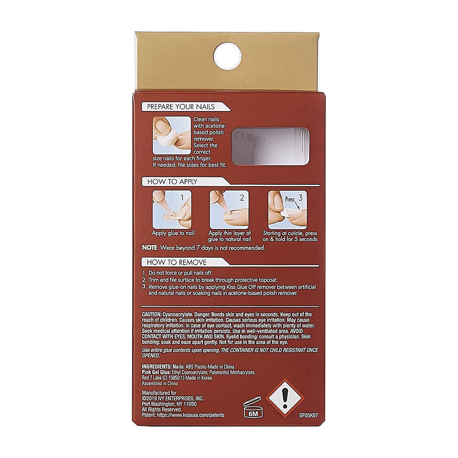 Kiss GoldFinger Gel Glam Ready-to-Wear Gel Manicure (GD18)