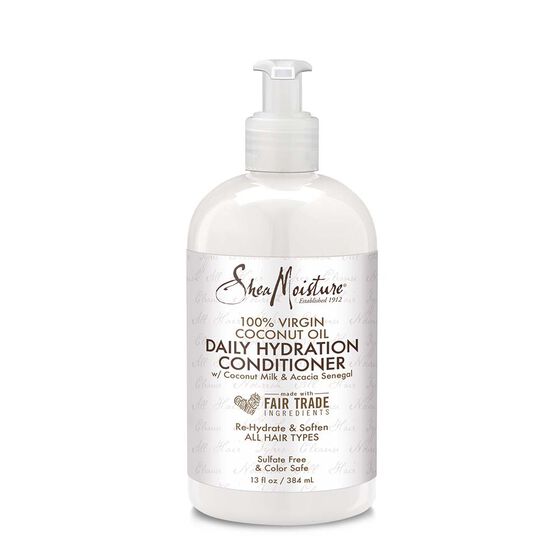 SHEA MOISTURE 100% VIRGIN COCONUT OIL DAILY HYDRATION CONDITIONER 13OZ