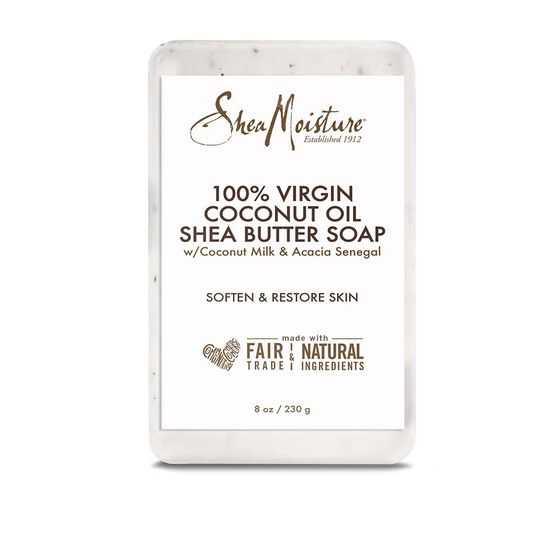 SHEA MOISTURE 100% VIRGIN COCONUT OIL DAILY HYDRATION BAR SOAP 8OZ