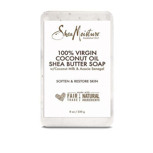 SHEA MOISTURE 100% VIRGIN COCONUT OIL DAILY HYDRATION BAR SOAP 8OZ