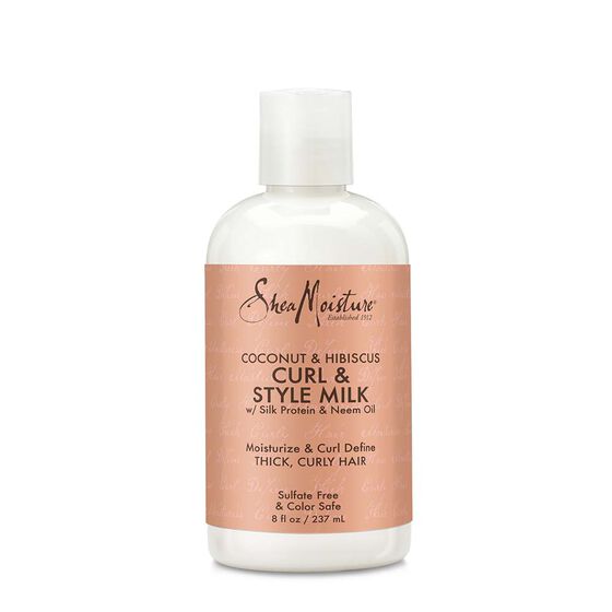 SHEA MOISTURE COCONUT & HIBISCUS CURL & STYLE MILK 8OZ
