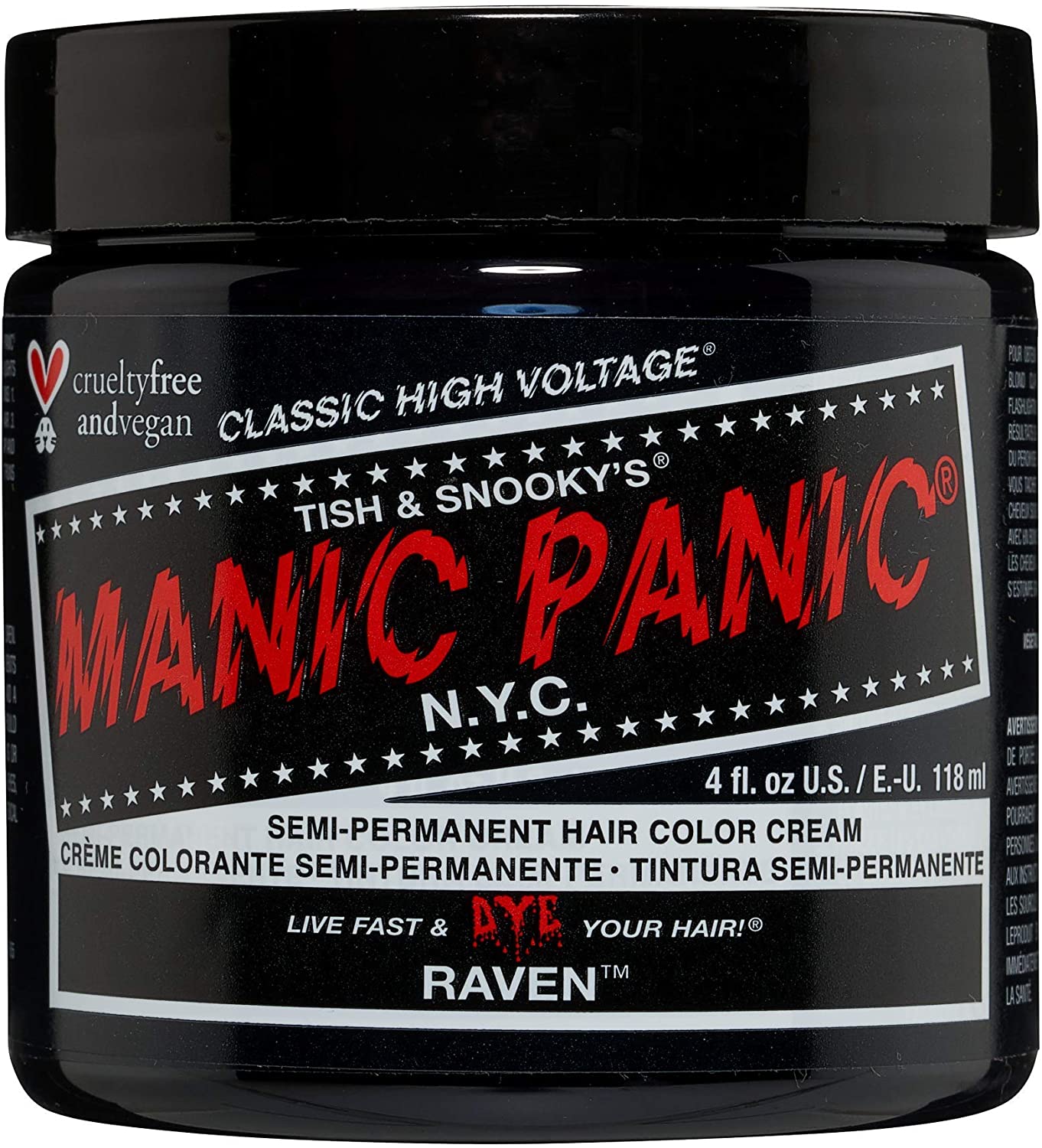 Manic Panic Cream [Raven] 4oz