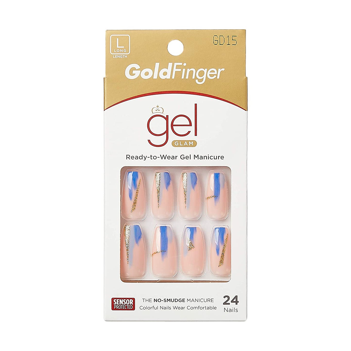 Kiss GoldFinger Gel Glam Ready-to-Wear Gel Manicure (GD15)