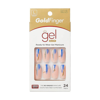 Kiss GoldFinger Gel Glam Ready-to-Wear Gel Manicure (GD15)