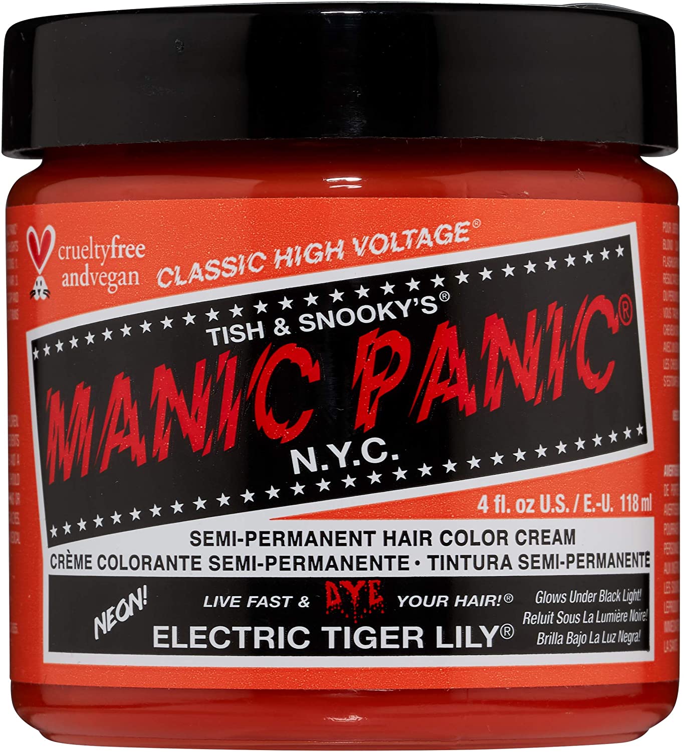 Manic Panic Cream [Elec Tiger Lily] 4oz