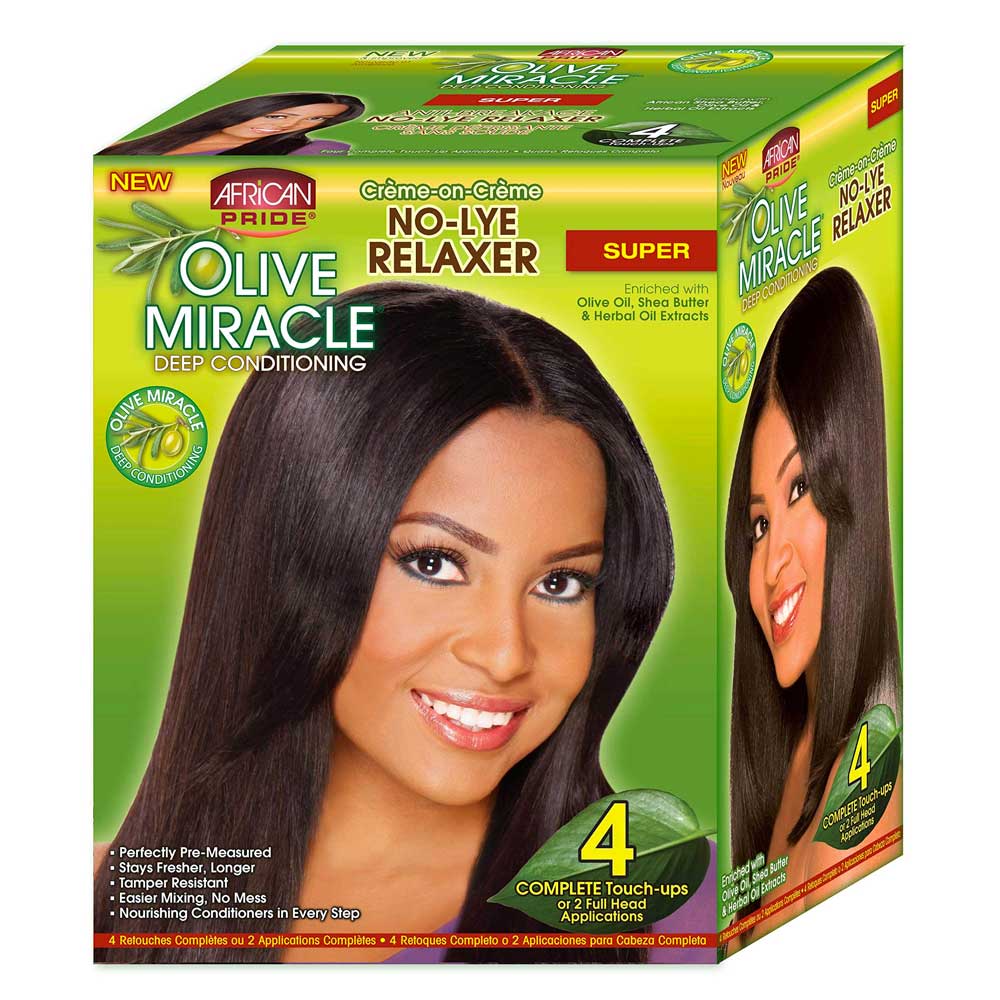 African Pride 8 Touch-Up Relaxer Kit Super R 4