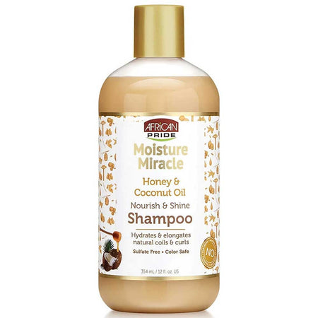 African Pride Moisture Miracle Honey & Coconut Oil Shampoo 354ml