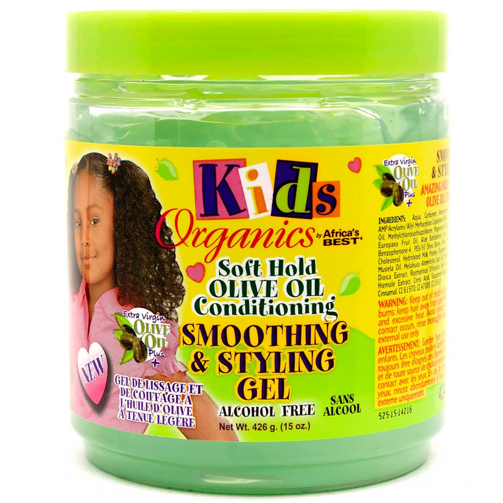Africa's Best Originals Kids Hold Olive Oil Smoothing & Styling Gel