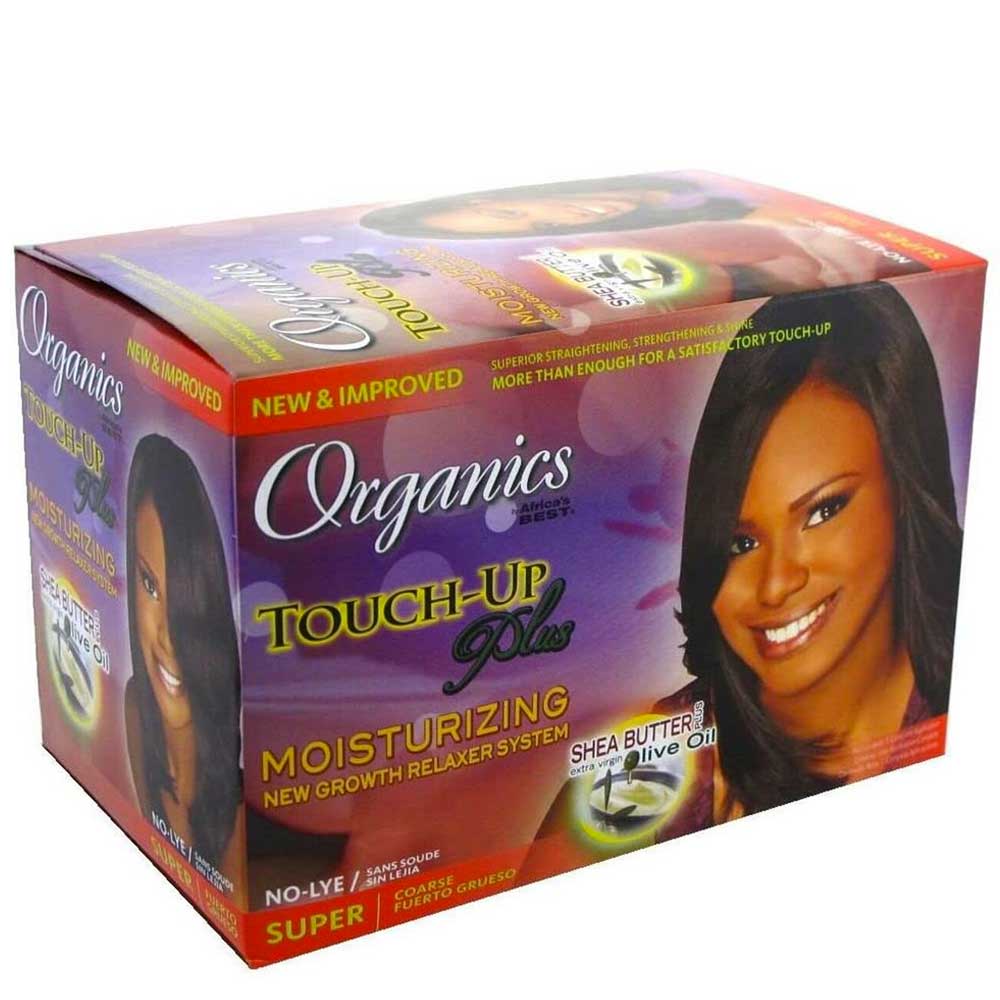 Africa's Best Organics Touch-Up Plus New Growth Relaxer Coarse Hair Super Kit