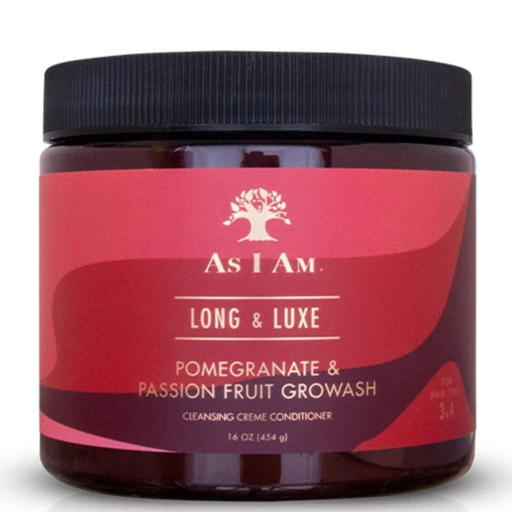 As I Am - Long & Luxe Growash Cleansing Crème Conditioner 454g