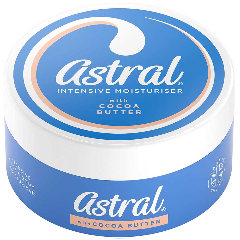 Astral Face & Body Intensive Moisturiser Cream With Cocoa Butter 200ml
