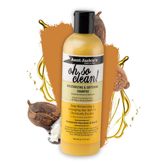 Aunt Jackies Oh So Clean Moisturizing & Softening Shampoo 355ml