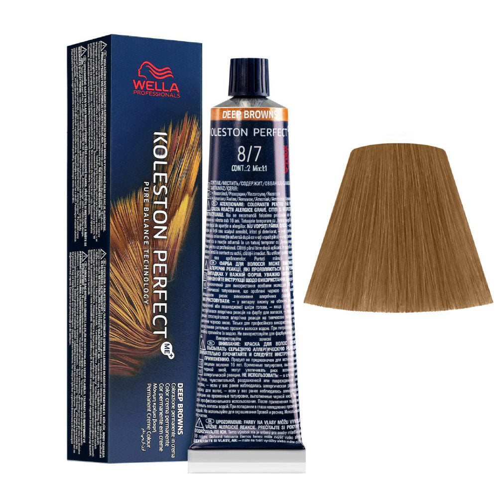 Wella Koleston Perfect ME+ Deep Browns 8/7 60ml