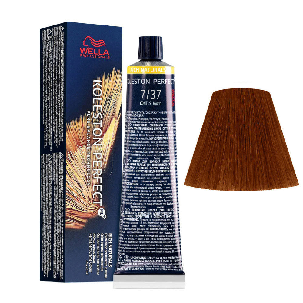 Wella Koleston Perfect ME+ Rich Naturals 7/37 60ml