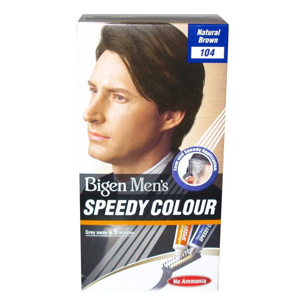 Bigen Dye Mens Speedy Natural Brown Bigen104
