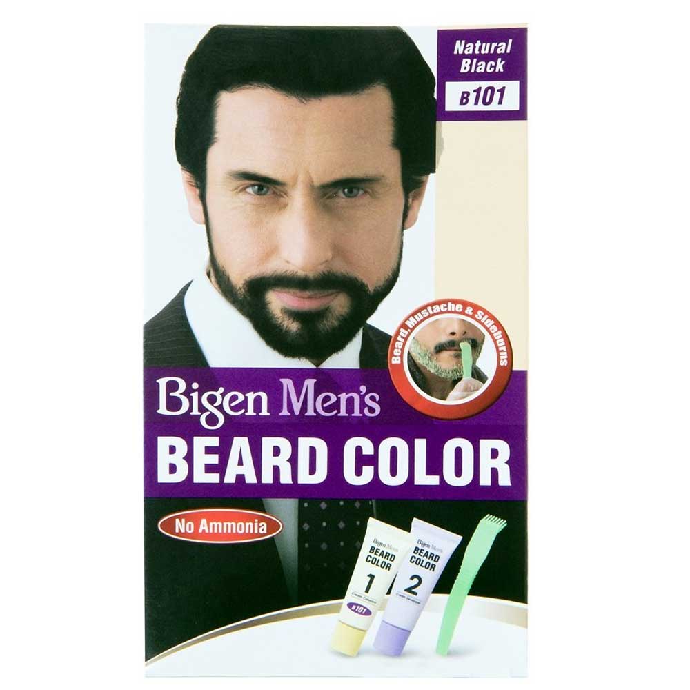 Bigen Men's Beard Colour Natural Black B01
