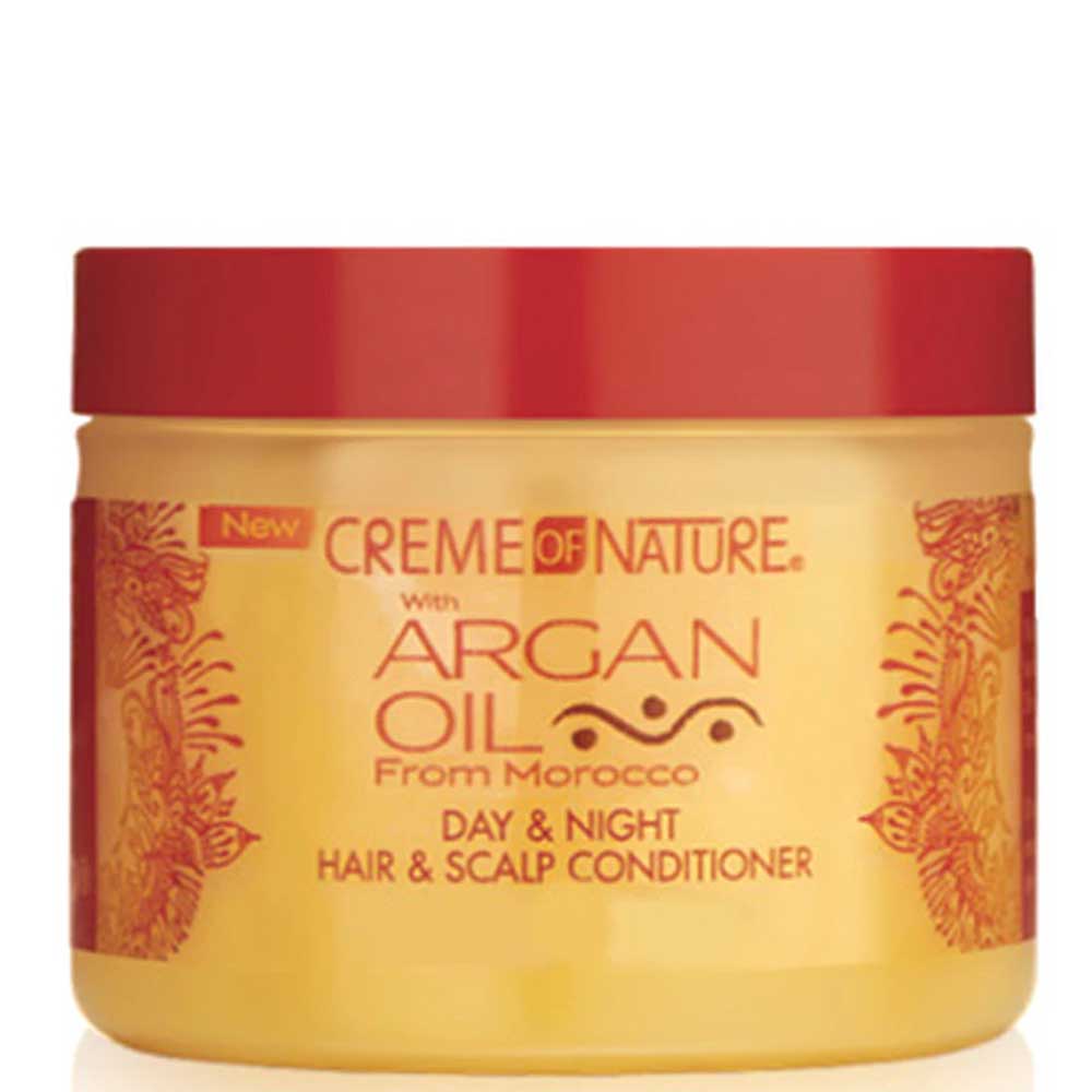 Creme Of Nature Argan Oil Day & Night Hair & Scalp Conditioner Hair Dress 140ml