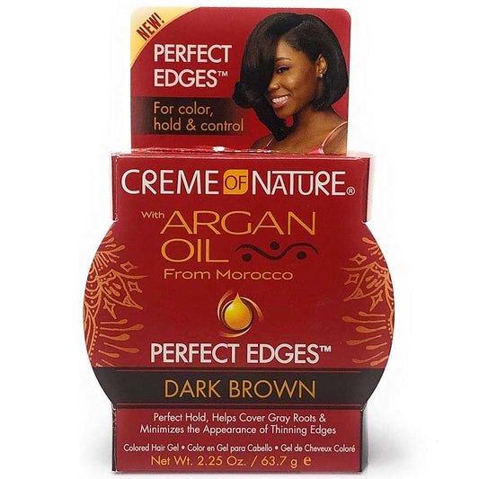 Creme Of Nature Argan Oil Perfect Dark Brown 2.25oz