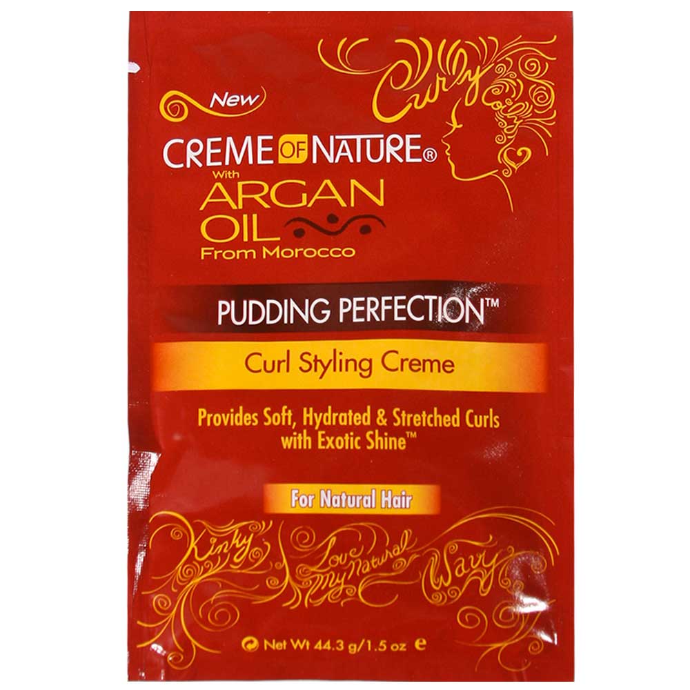 Creme Of Nature Argan Oil Pudding Perfection Curl Styling Creme 1.5oz