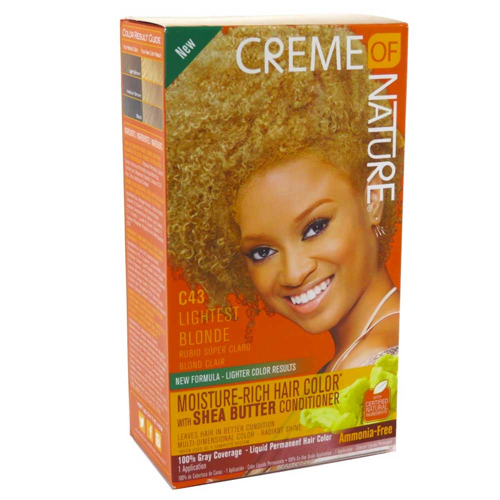 Creme Of Nature Colour C43 Lightest Blonde Kit