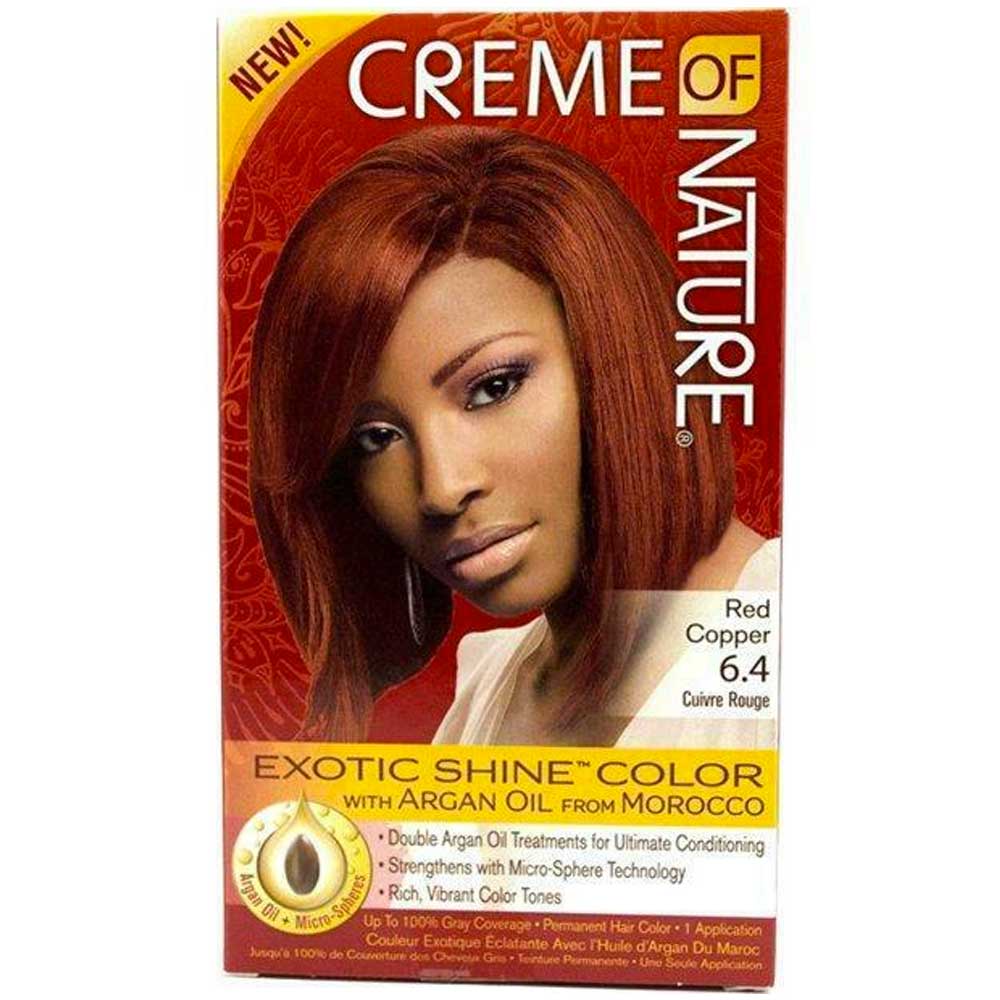 Creme Of Nature Permanent Hair Colour Red Copper 6.4