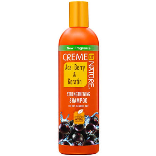 Creme Of Nature Strength Shampoo With Acai Berry & Keratin