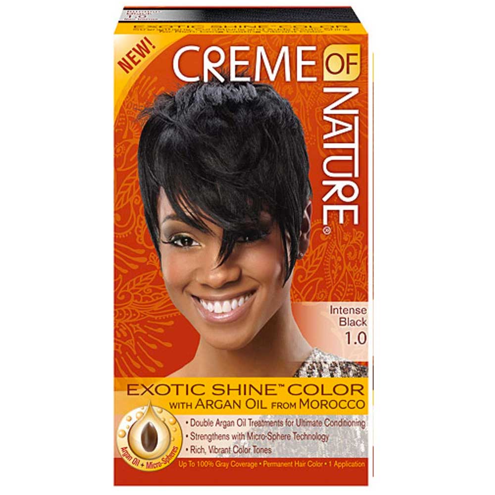 Creme Of Nature Women's Hair Colour Intensive Black 1.0