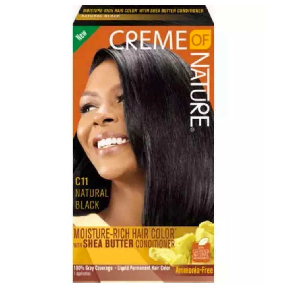 Creme Of Nature Women's 11 Hair Colour Natural Black