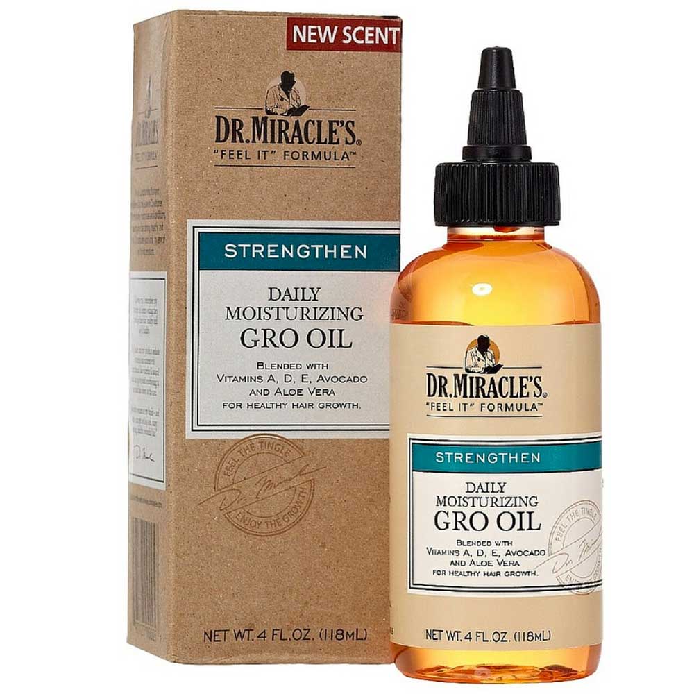 Dr.Miracle's Daily Moisturizing Gro Oil 4oz