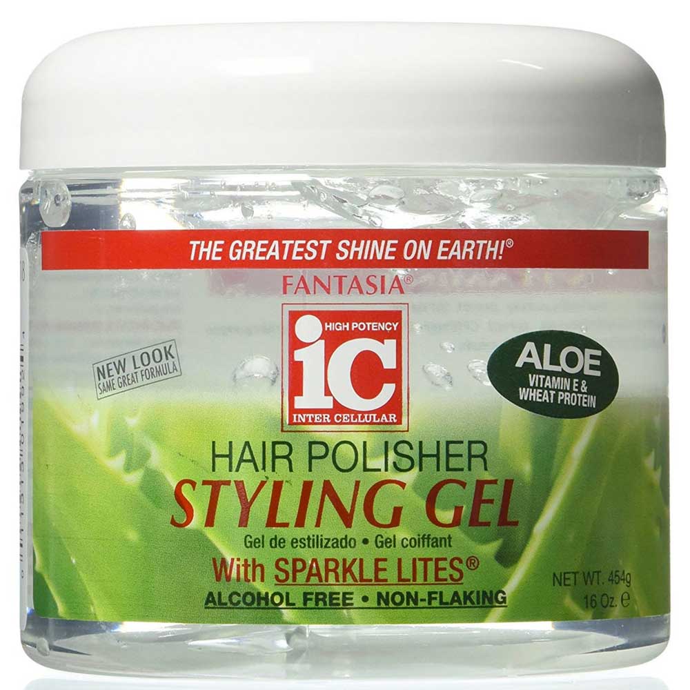 Fantasia IC Aloe Hair Polisher Styling Gel 16oz Jar