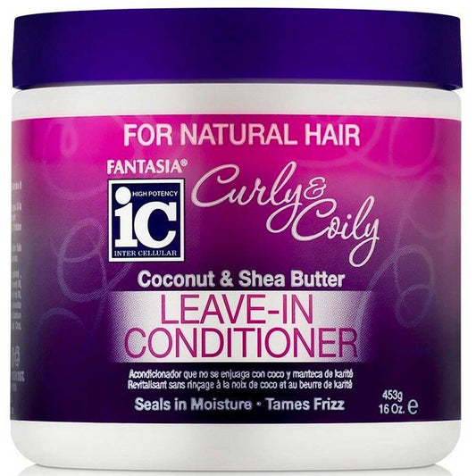 Fantasia IC Curly & Coily Leave-In Conditioner 16oz