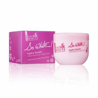 Fair & White So White Hydra Sweet Moisturizing Cream Body & Face 13.52oz