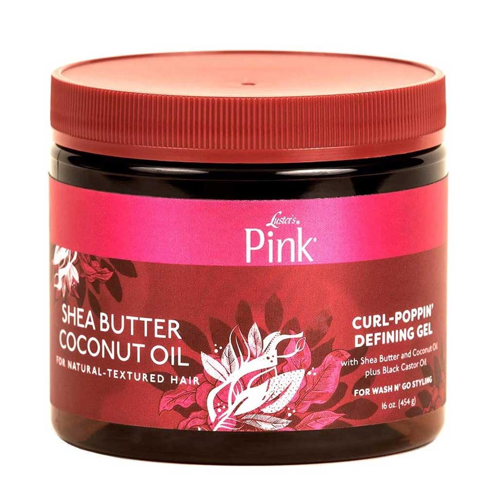 Luster's Pink Shea Butter Coconut Oil Curl-Poppin' Defining Gel 16oz