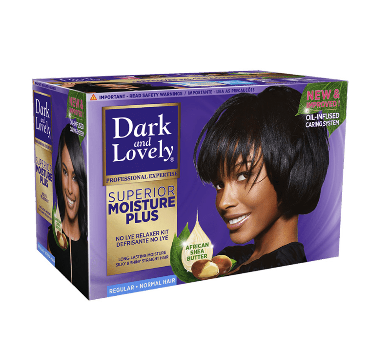 Dark and Lovely Superior Moisture Plus No Lye Relaxer Kit, Normal