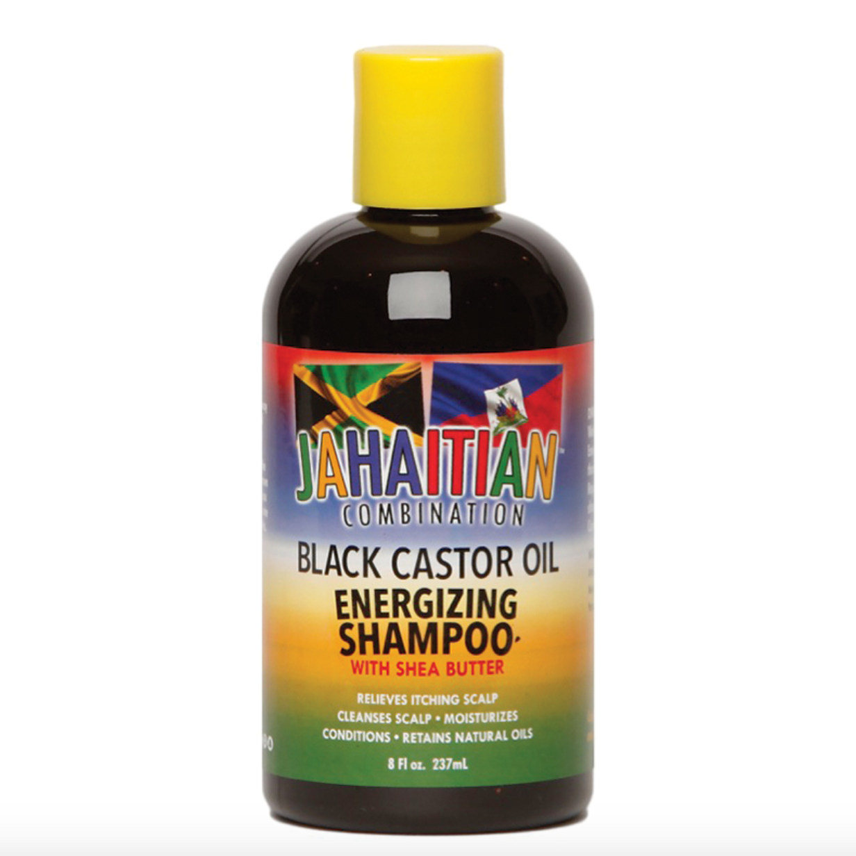 Jahaitian Combination Black Castor Oil Energizing Shampoo with Shea Butter 8oz