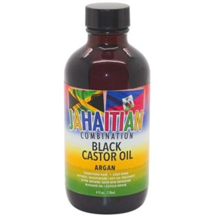 Jahaitian Black Castor Oil Argan 4oz