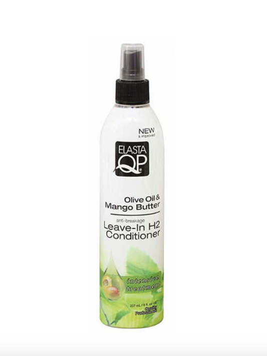 Elasta QP Olive Oil & Mango Butter Anti Breakage Leave In H2 Conditioner 8oz