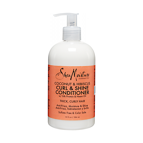 SHEA MOISTURE COCONUT & HIBISCUS CURL & SHINE CONDITIONER 13OZ